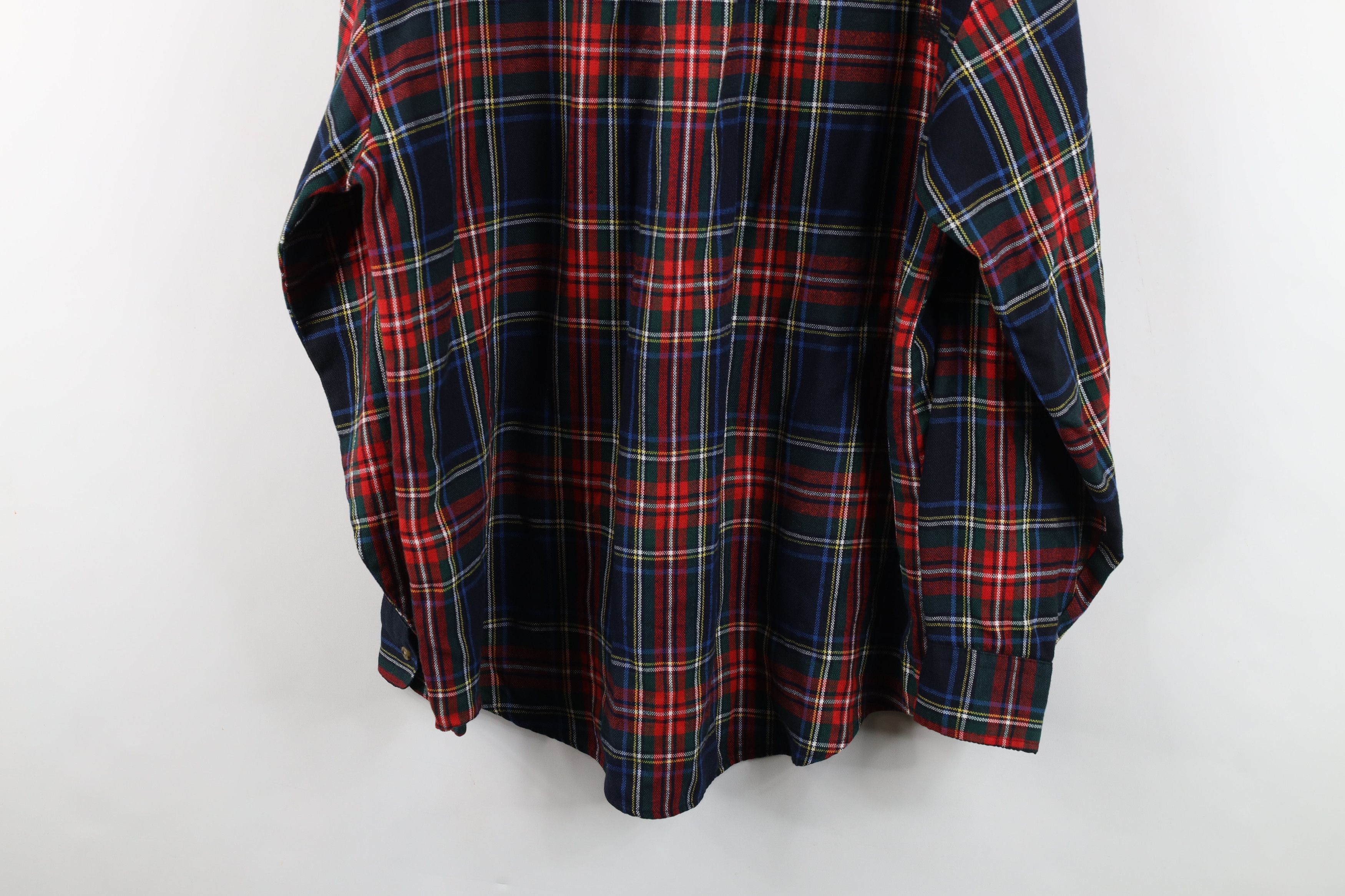 Vintage Vintage 90s Streetwear Distressed Knit Collared Button Shirt Size US L / EU 52-54 / 3 - 13 Thumbnail
