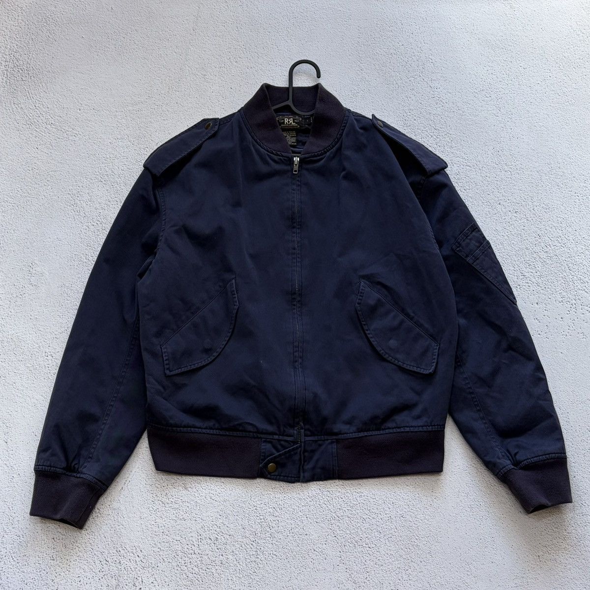 RRL Ralph Lauren VINTAGE 1995 A-2 LEATHER JACKET | Grailed