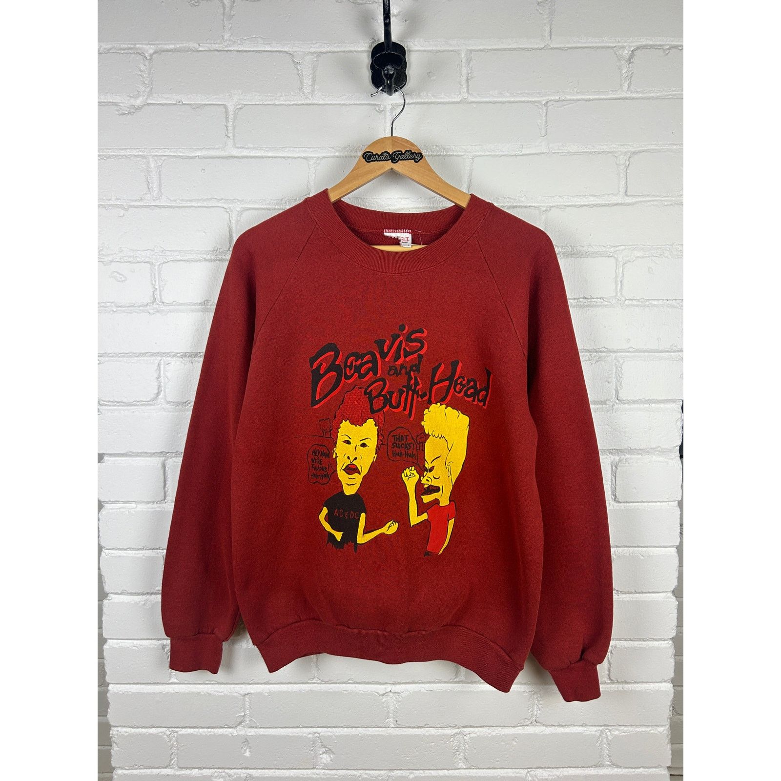 Vintage Vintage 90s Beavis And Butthead Cartoon Graphic Crew Neck L Size US L / EU 52-54 / 3 - 1 Thumbnail