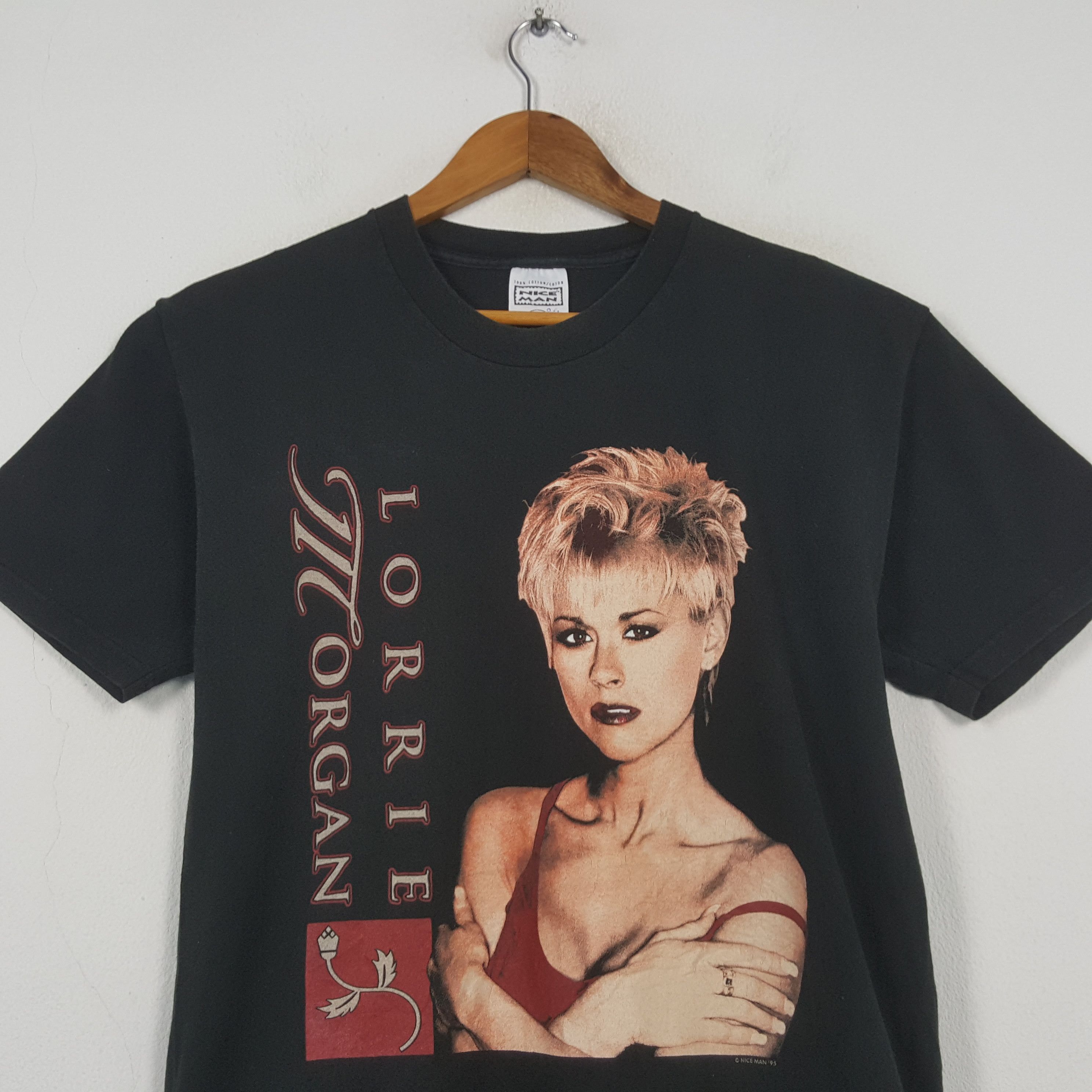 Other Vintage 90's LORRIE HORGAN American Singer T-shirt 31 Size US L / EU 52-54 / 3 - 2 Thumbnail