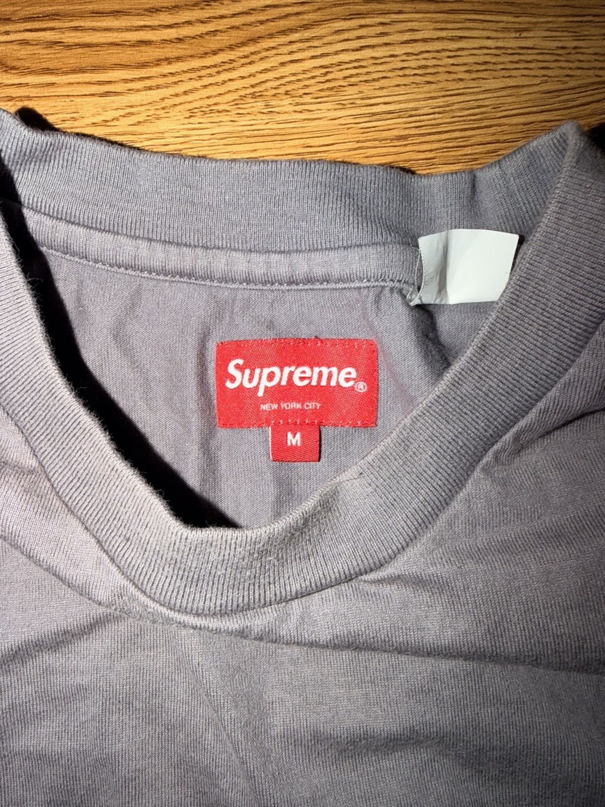Supreme Supreme Small Box Long Sleeve Tee Grey Size Medium Size US M / EU 48-50 / 2 - 2 Thumbnail