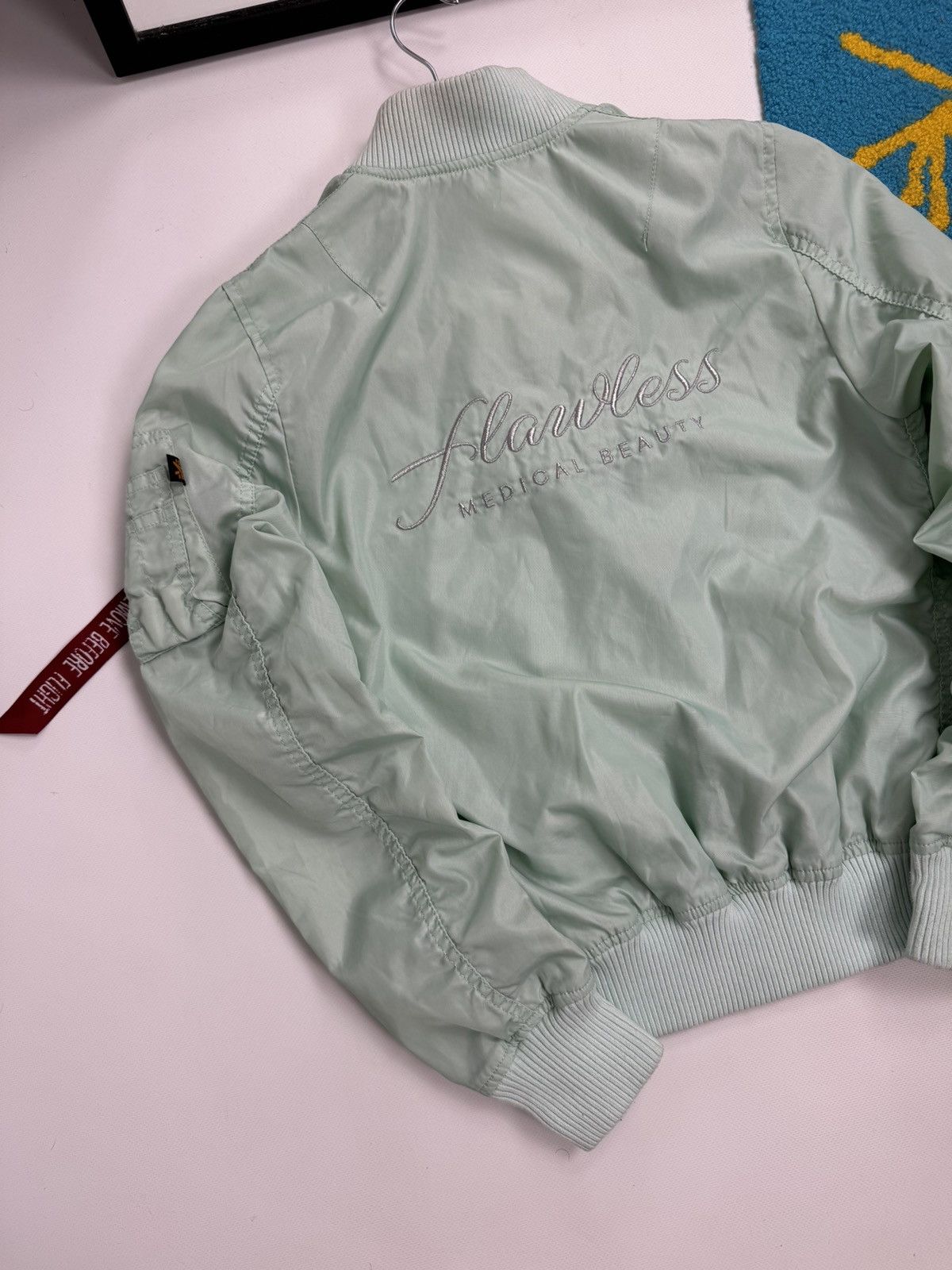 Alpha Industries Alpha Industries Y2K Flowers Bomber Jacket Size S / US 4 / IT 40 - 13 Thumbnail