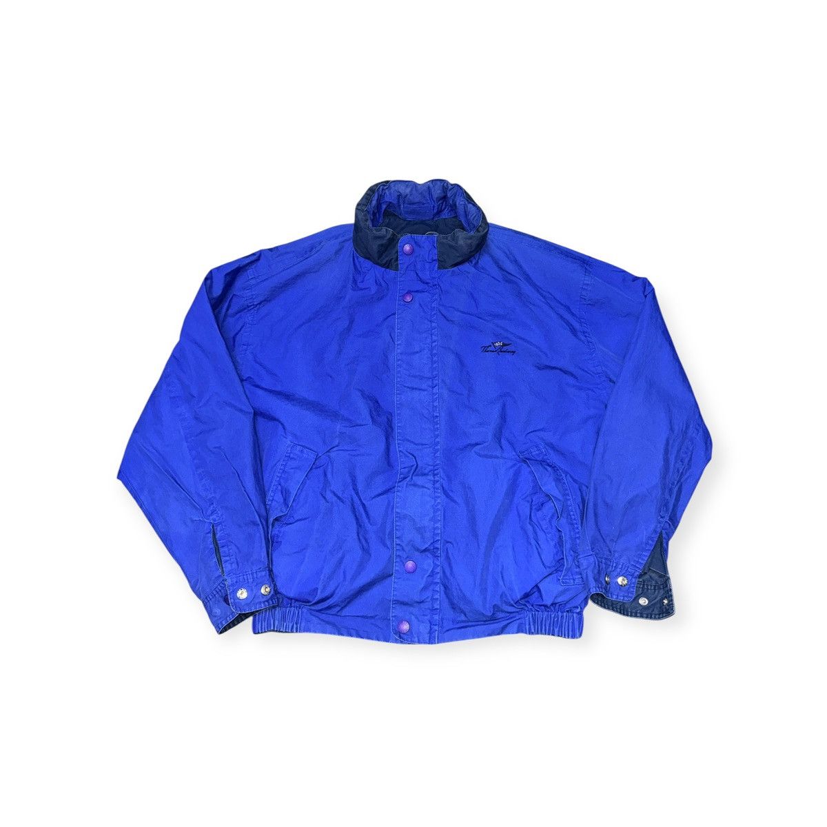 Burberry × Designer × Vintage Vintage Thomas Burberry reversible jacket Size US L / EU 52-54 / 3 - 1 Thumbnail