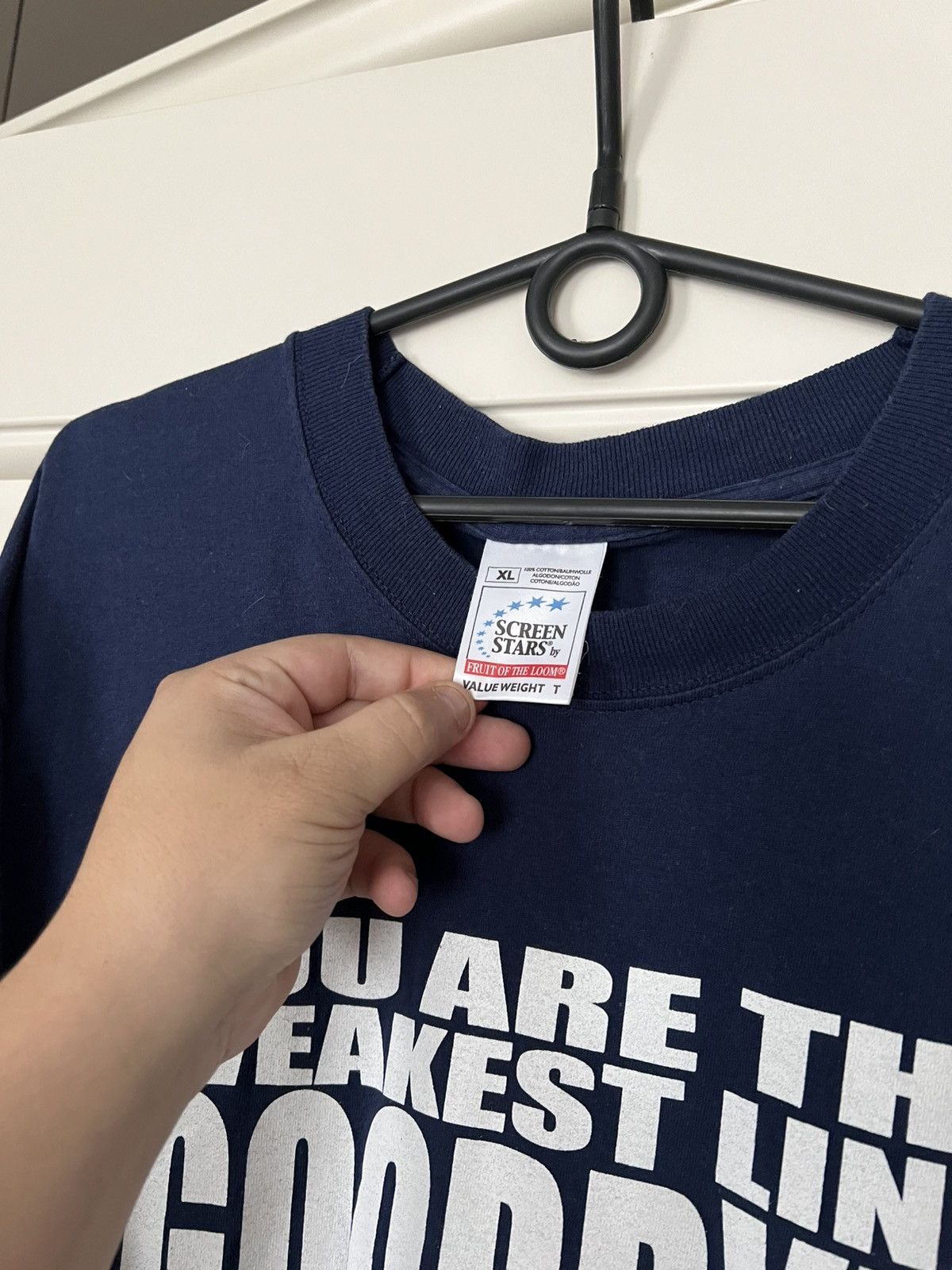 Vintage Vintage 90s The Weakest Link T-Shirt Tee BBC Show Funny Meme Size US XL / EU 56 / 4 - 10 Thumbnail