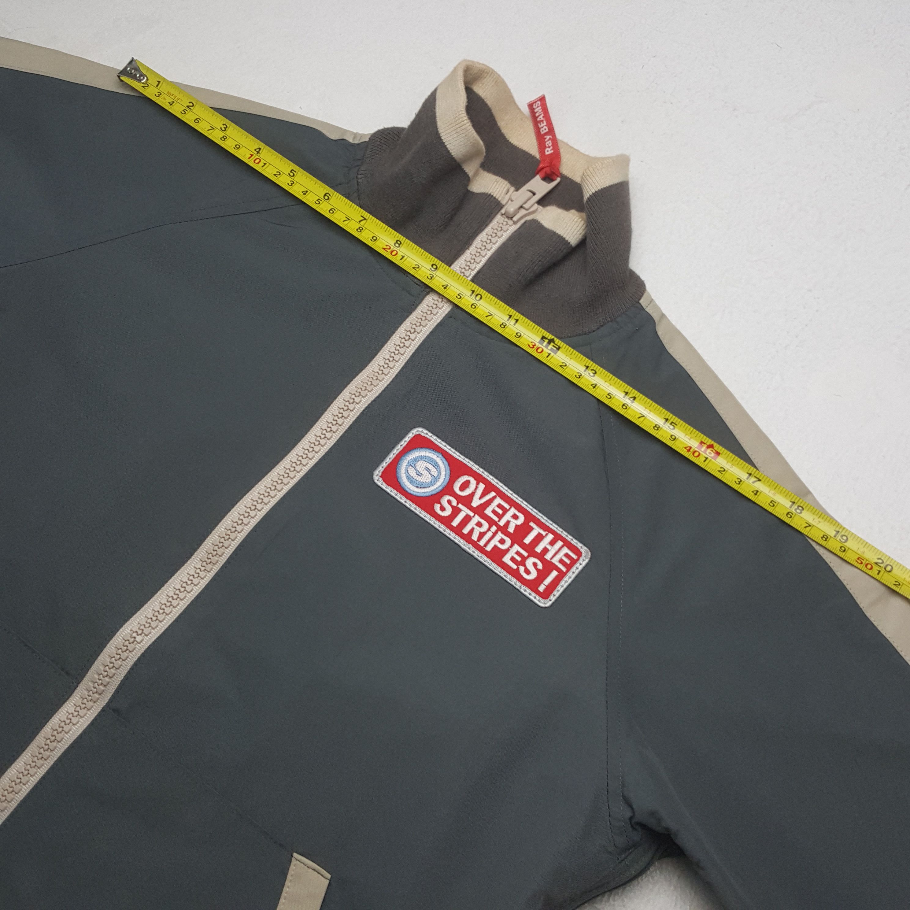 Japanese Brand Vintage SHE Over The Stripes Zipper Jacket Size US S / EU 44-46 / 1 - 6 Thumbnail
