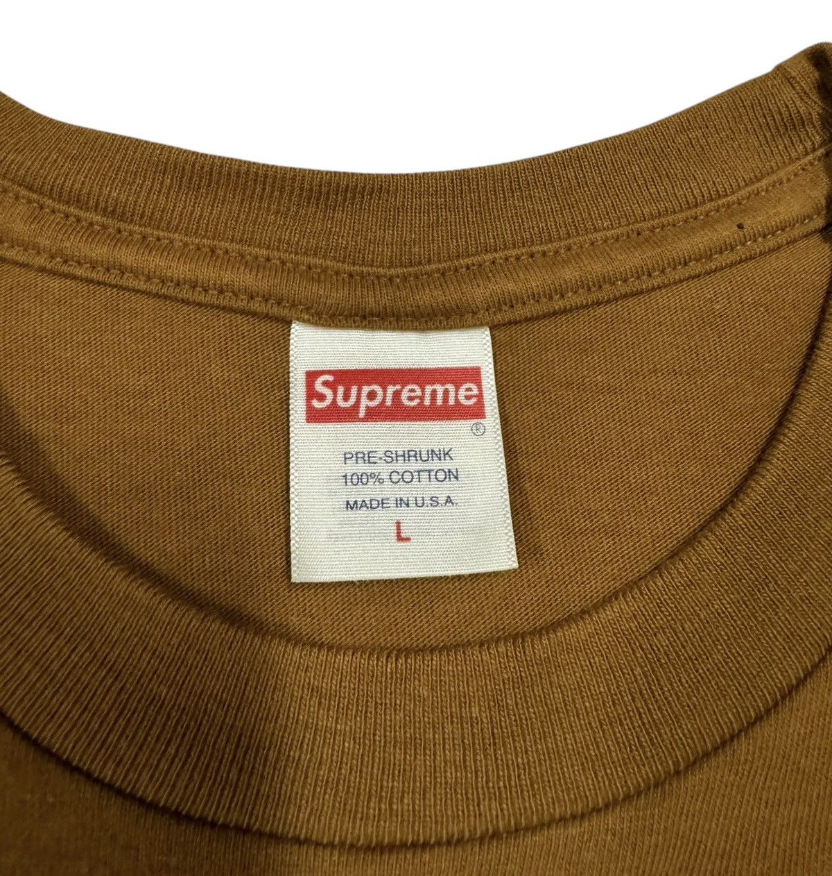 Supreme SS23 Supreme Arabic Logo Brown T-Shirt Size US L / EU 52-54 / 3 - 6 Thumbnail