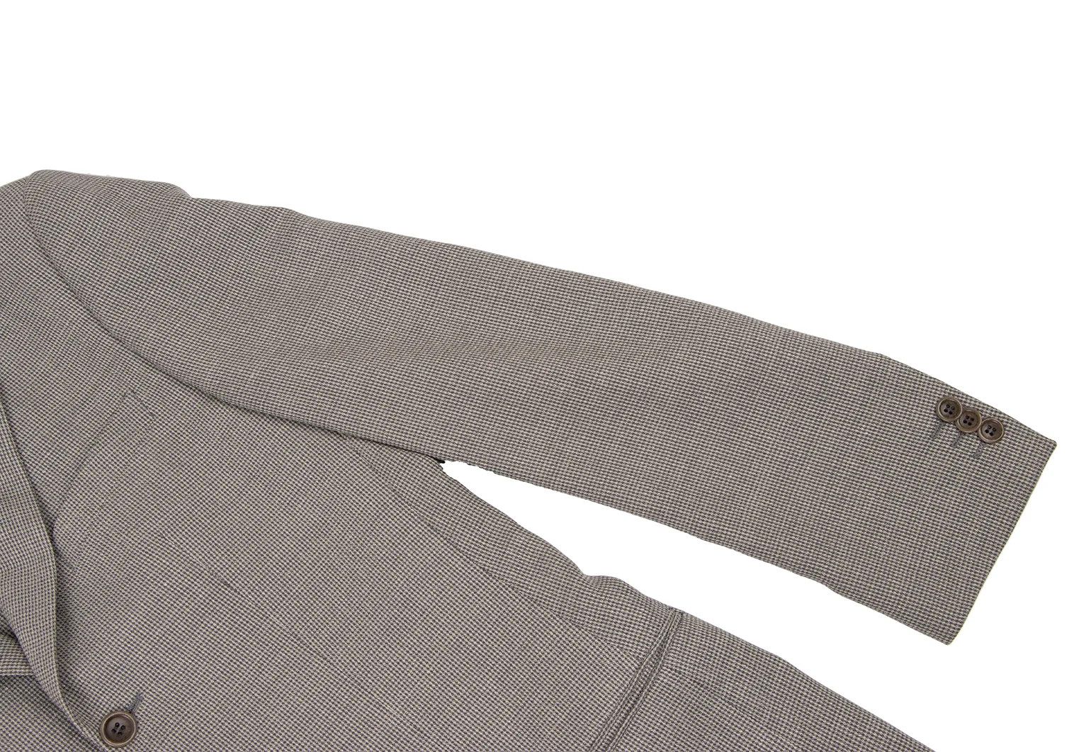 Armani Collezioni Silk Blend Wool Patterned Jacket in Gray Size 46 Size US XXS / EU 40 - 7 Thumbnail