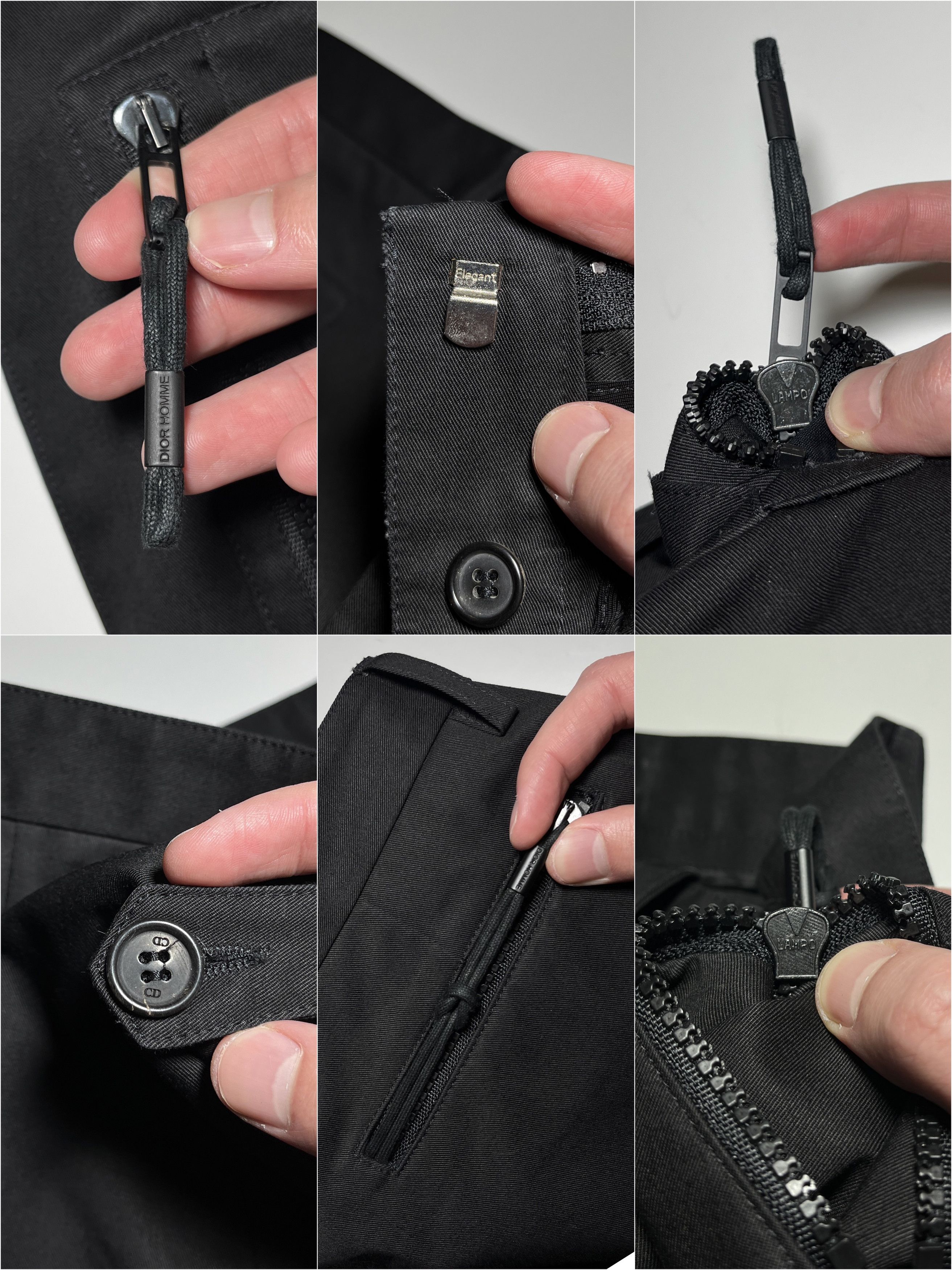 Dior Dior Homme SS04 Hedy Slimane Strip Cargo Pants Size 50 34 Size US 34 / EU 50 - 12 Thumbnail