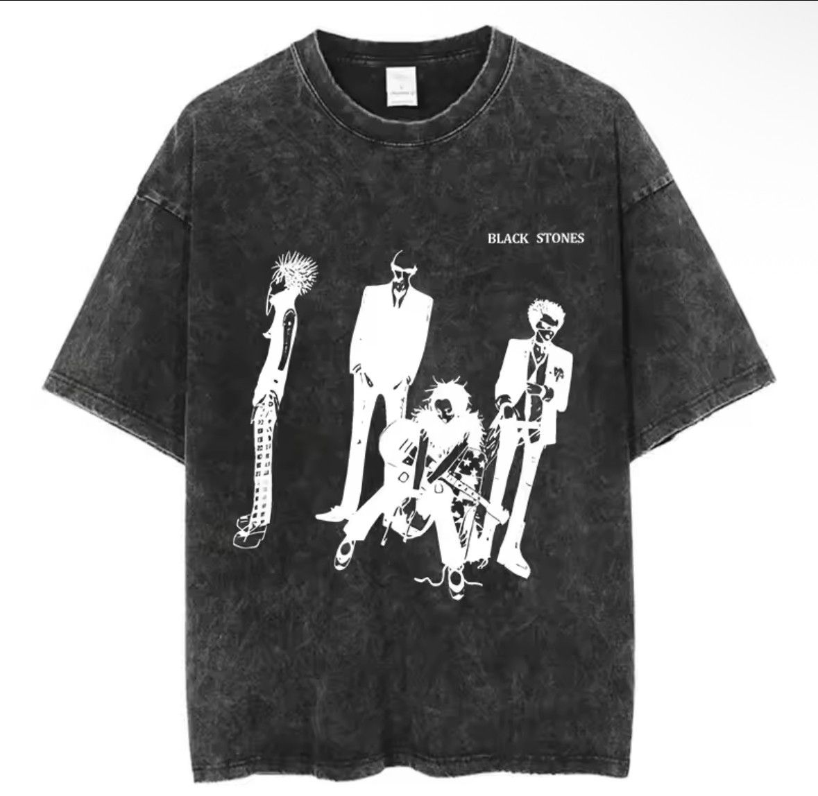Japanese Brand Y2K Hip Hop Vintage Nana Osaki Anime Graffiti Washed T-Shirt Size US L / EU 52-54 / 3 - 1 Thumbnail