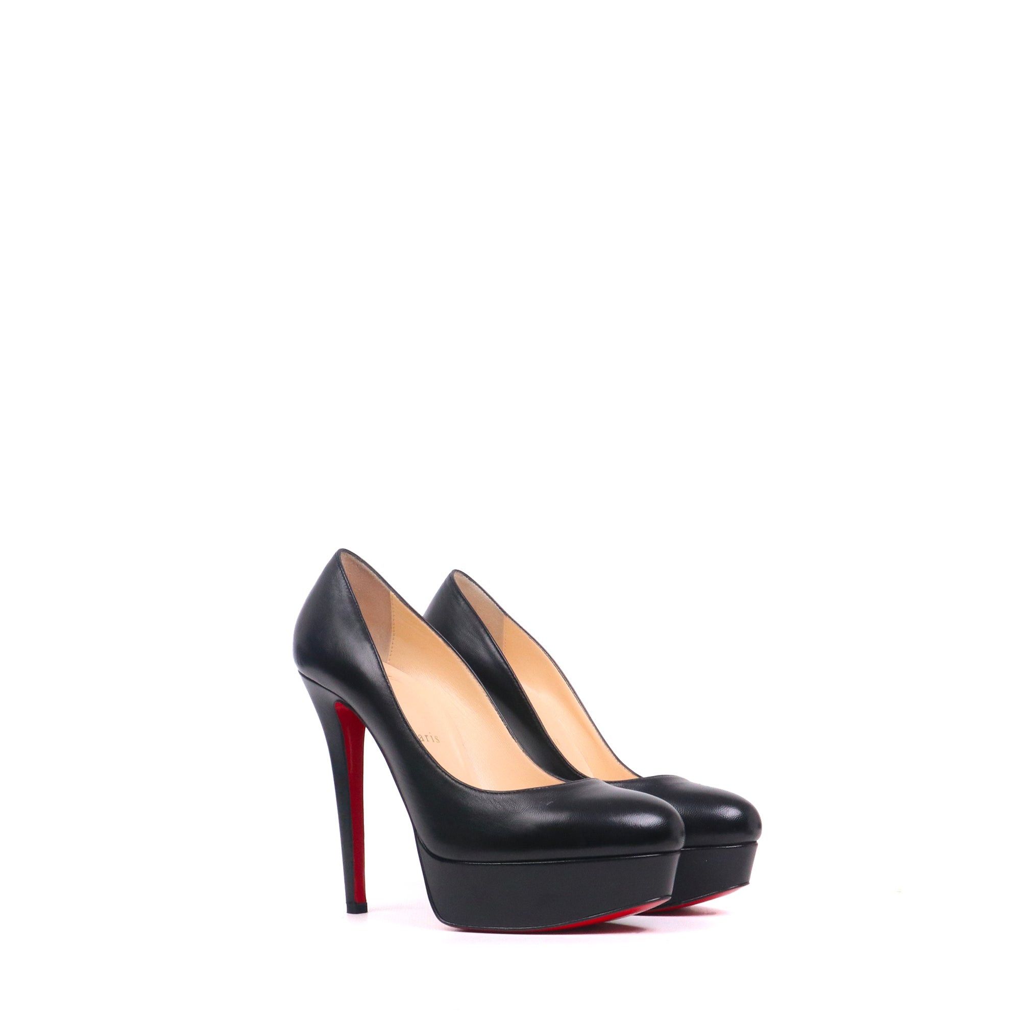 Christian Louboutin LOUBOUTIN - Louboutin Bianca pumps in black smooth leather (T36.5) Size US 5.5 / IT 35.5 - 1 Thumbnail