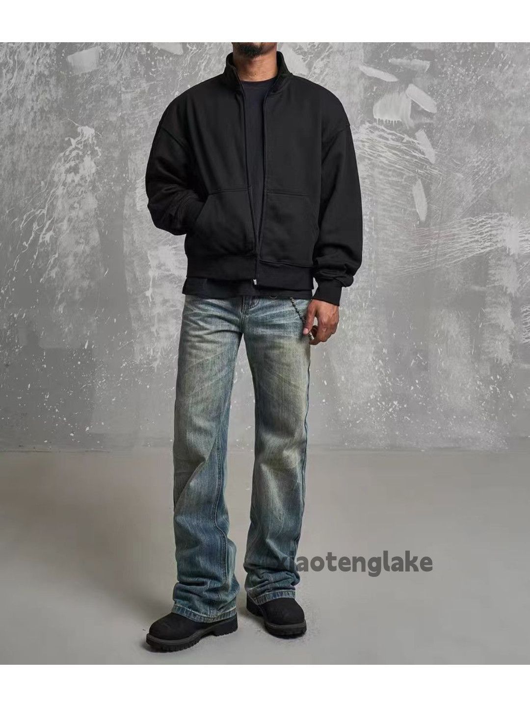 Jean × Vintage washed faded cleanfit skate punk grunge yuppie jeans Size US 34 / EU 50 - 5 Thumbnail
