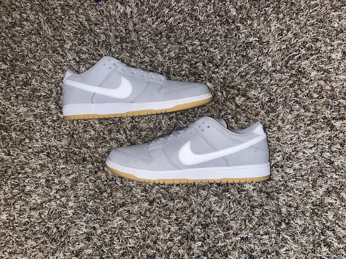 Nike Nike SB Dunk Low Pro ISO Orange Label Wolf Grey Gum Size US 11 / EU 44 - 2 Thumbnail