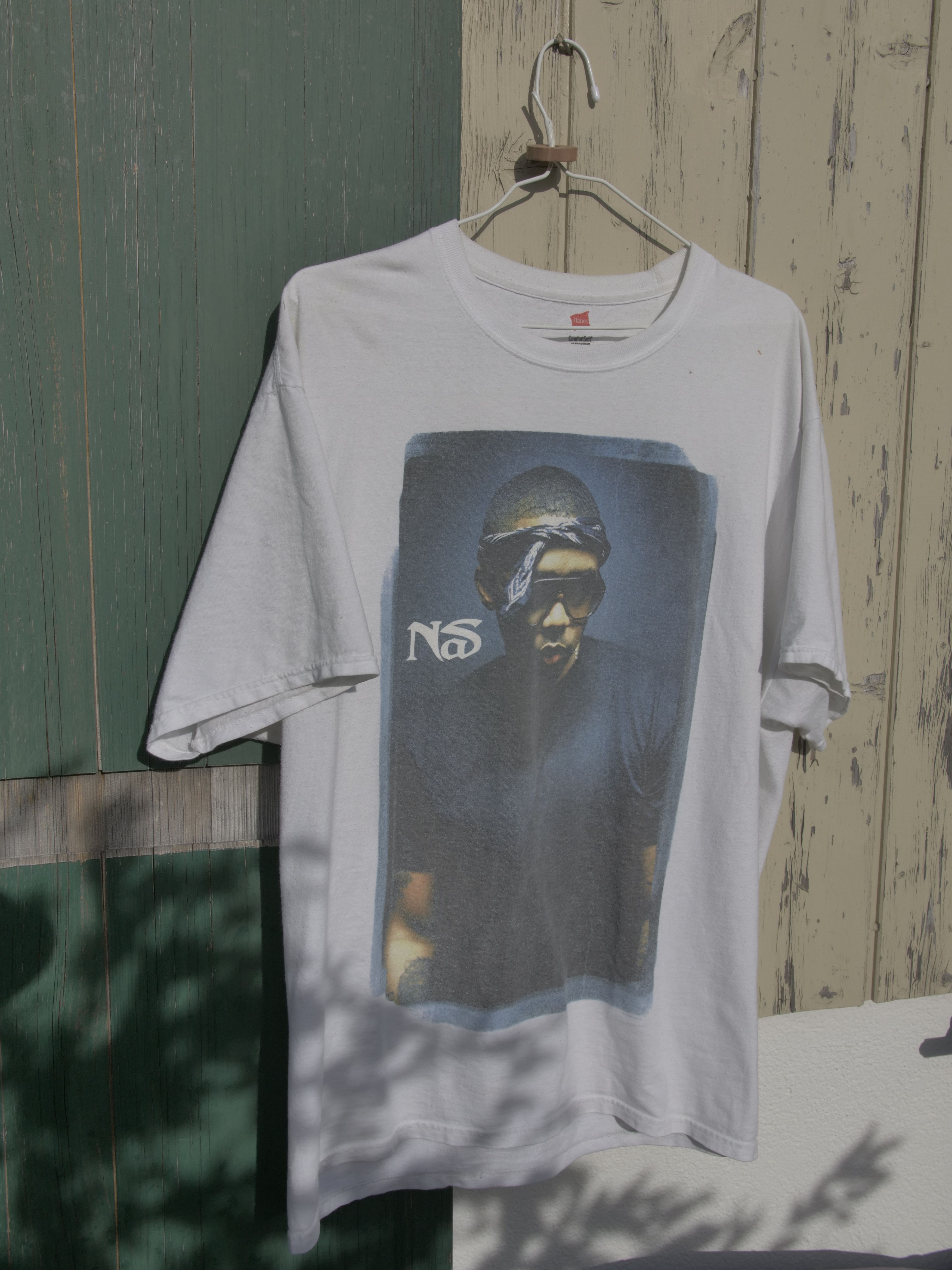 Hanes Vintage Nas Life is Good Shirt Size US L / EU 52-54 / 3 - 6 Thumbnail