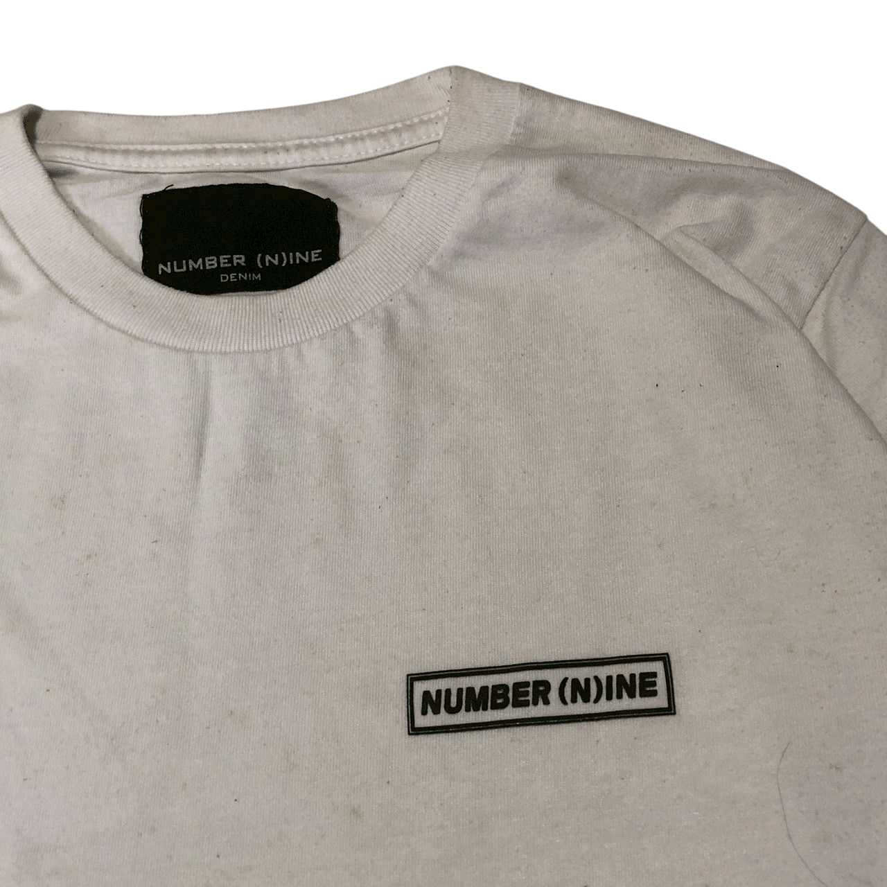 Number (N)ine Number (N)ine Denim Logo Tape Long Sleeve Tee Size US S / EU 44-46 / 1 - 3 Thumbnail
