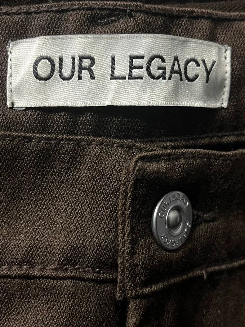 Our Legacy Our Legacy size33 Full wool micro-laminate trousers Size US 33 - 6 Thumbnail