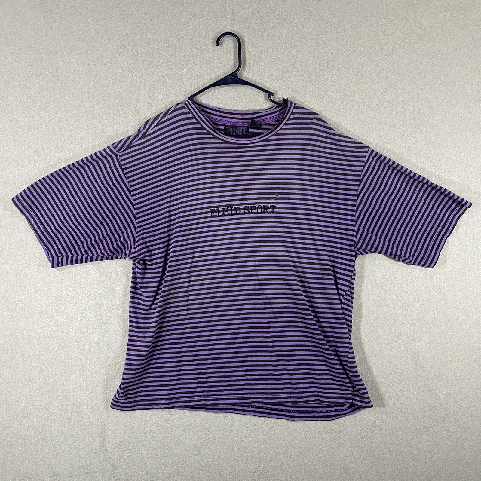 Other Vtg Fluid Sport Striped Distressed T Shirt USA Made Large Size US L / EU 52-54 / 3 - 7 Thumbnail