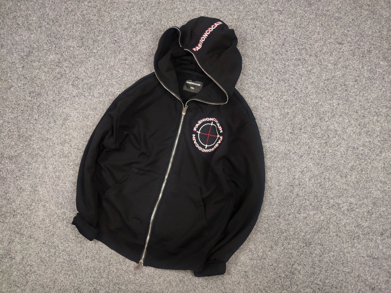 Le Grande Bleu (L.G.B.) Fashion Cocain Design Logo Full Zip Up Hoodie l.g.b. Style Size US S / EU 44-46 / 1 - 3 Thumbnail