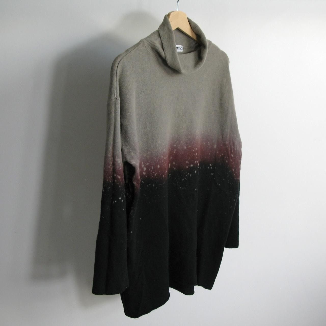 Issey Miyake × Vintage f/w1993 Issey Miyake ombre high neck sweater Size L / US 10 / IT 46 - 3 Thumbnail