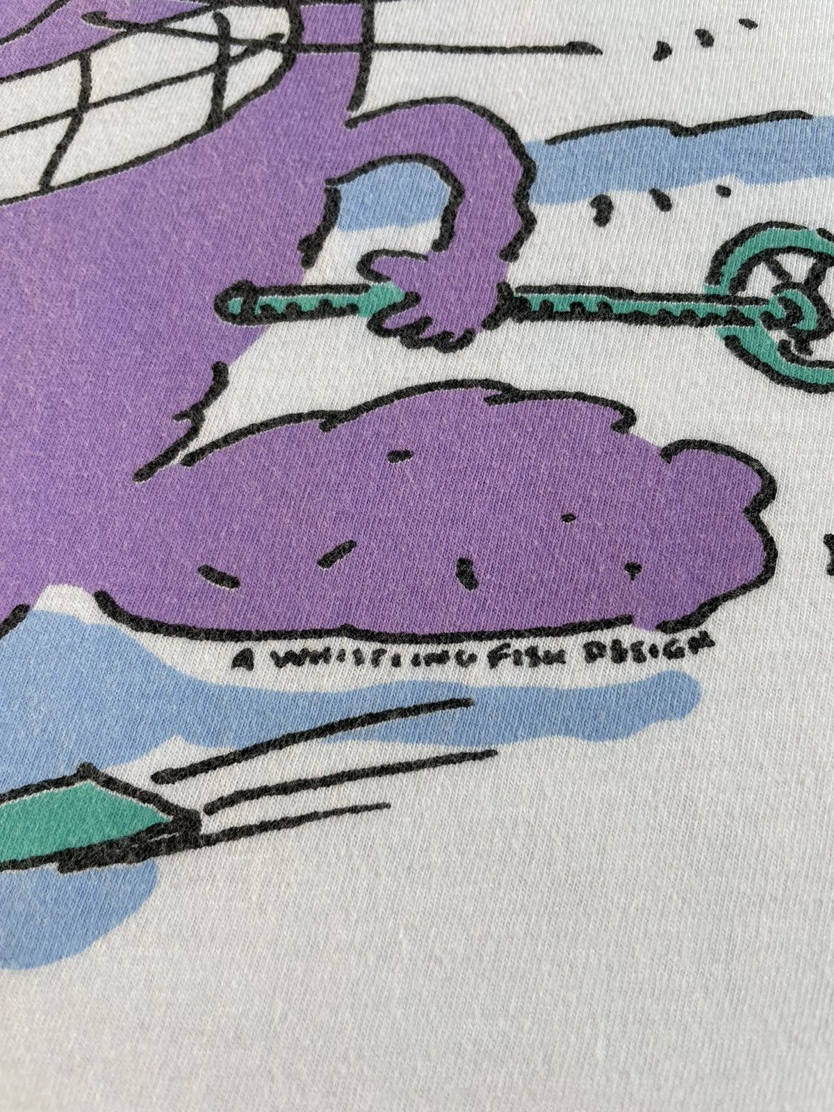 Vintage 1996 Off - Piste Cat Vintage T-Shirt Trevor Dunton VERY RARE Size US L / EU 52-54 / 3 - 9 Thumbnail