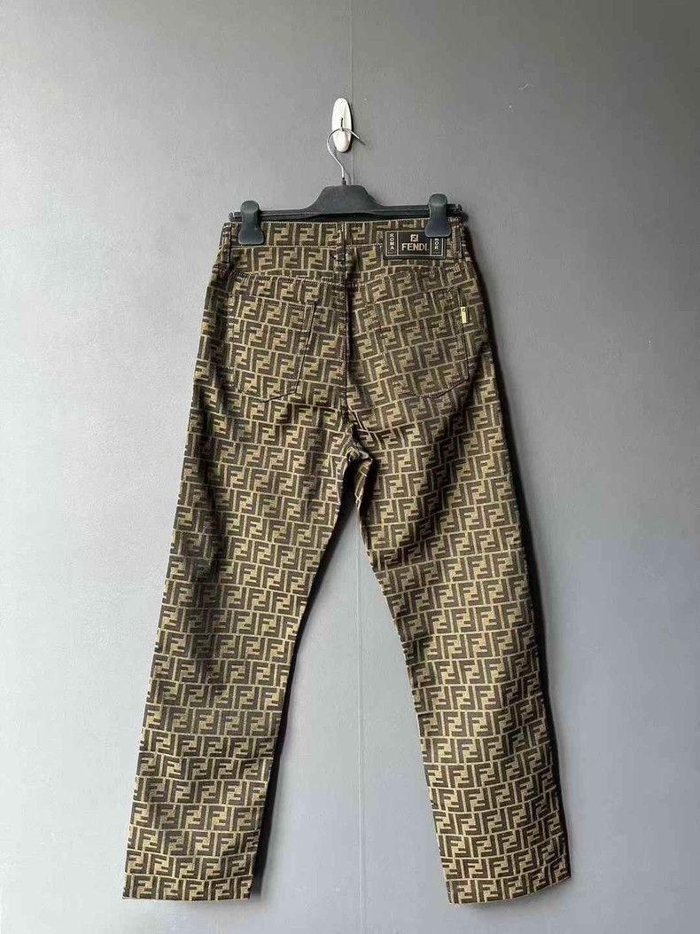 Fendi Fendi Print Denim Pants in Size 30 Size US 30 / EU 46 - 2 Thumbnail