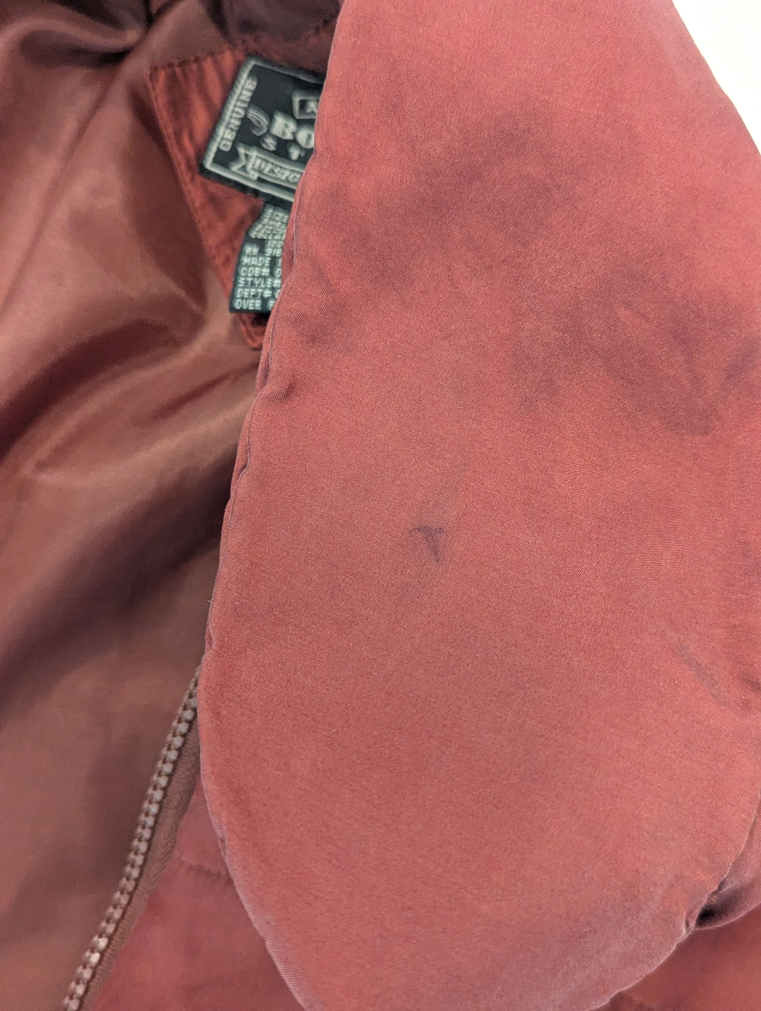 Other Vintage Bogari Studio Quilted Silk Jacket XL Maroon/Peach Size XL / US 12-14 / IT 48-50 - 8 Thumbnail