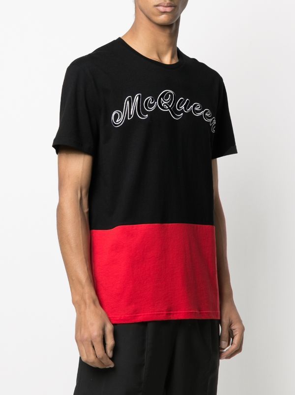 Alexander McQueen o1y1024 T-Shirt In Black/Red Size US S / EU 44-46 / 1 - 3 Thumbnail