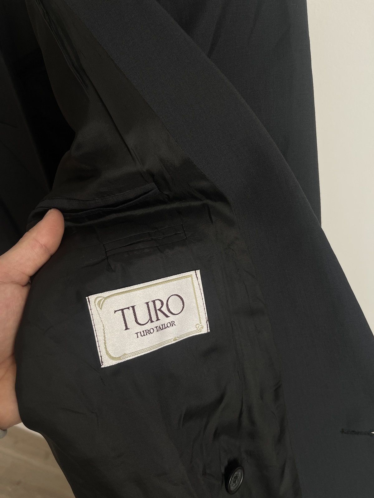 Vintage Vintage double-breasted blazer classic jacket turo 54 Size 44R - 5 Thumbnail