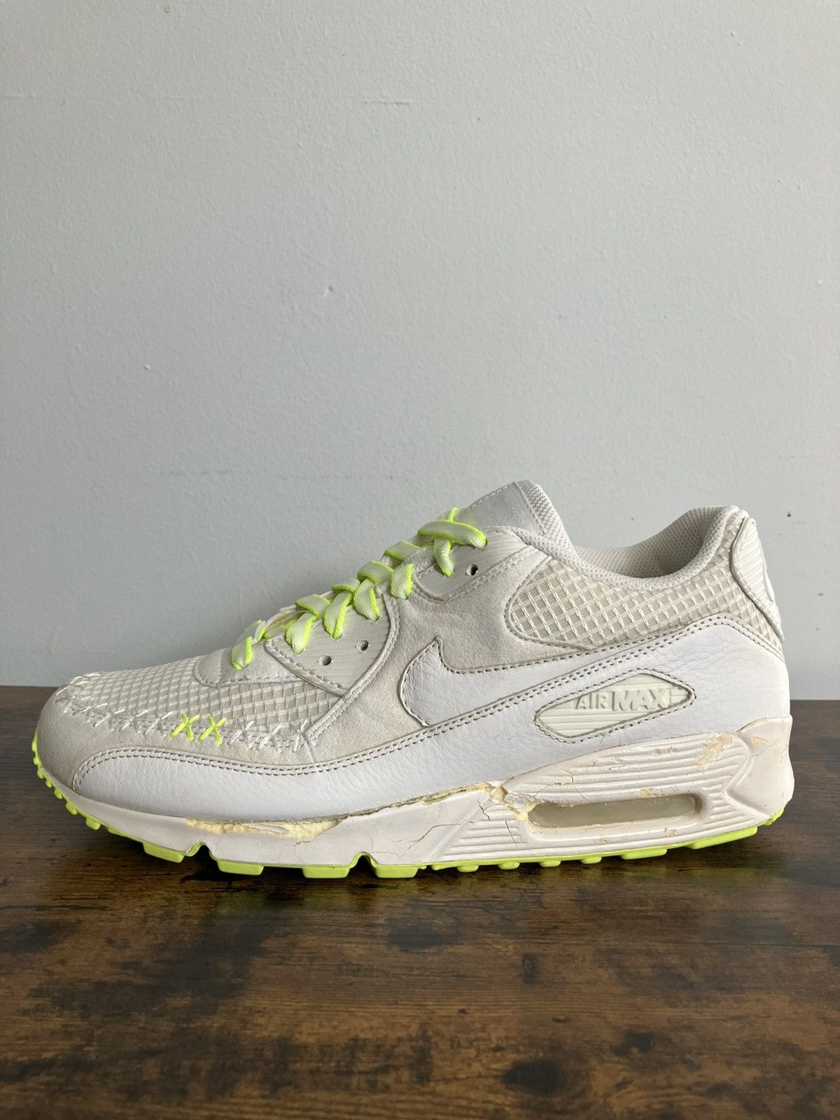 Nike KAWS x Nike Air Max 90 Premium White Size US 9 / EU 42 - 2 Thumbnail