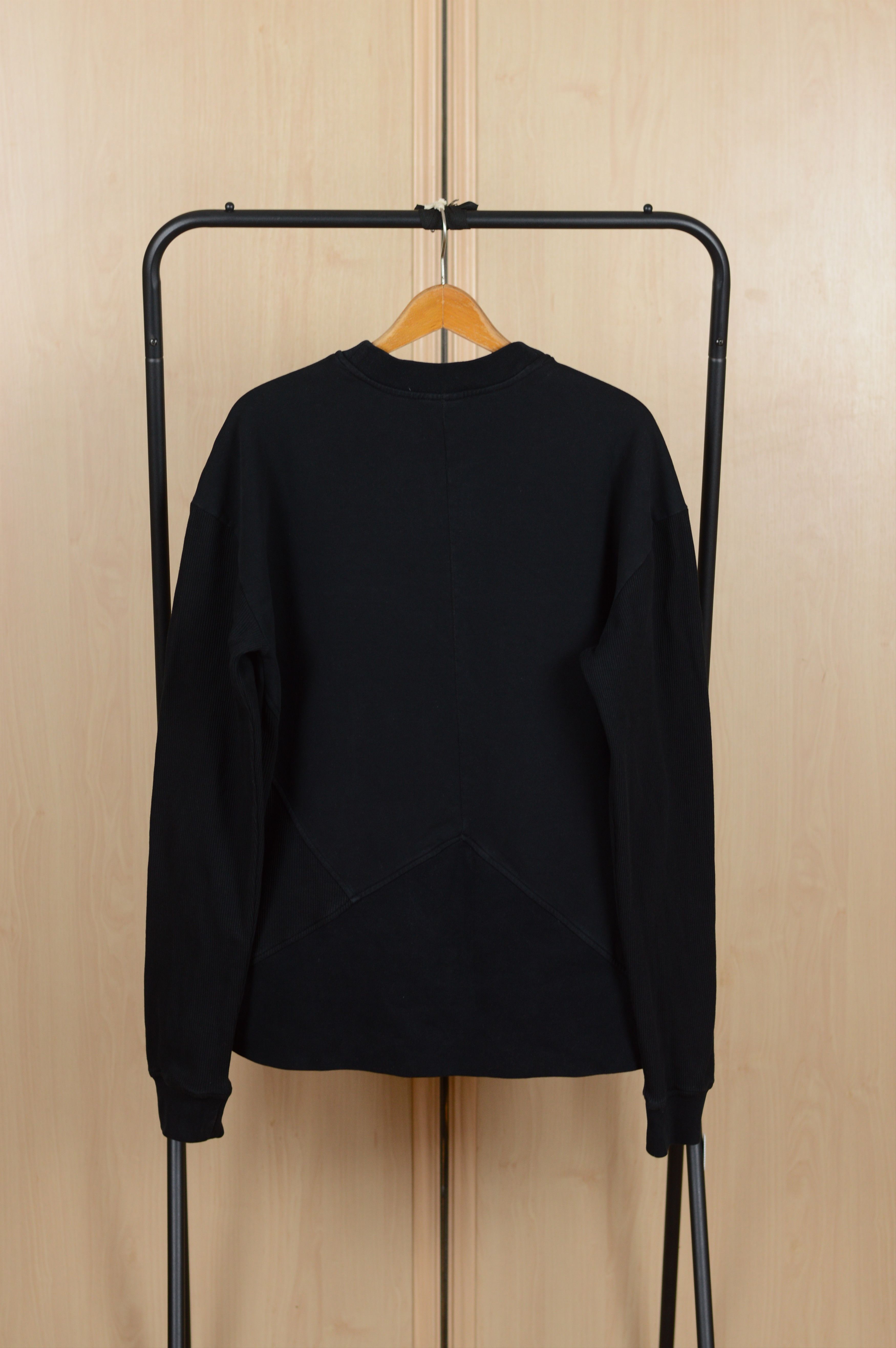 Thom Krom Thom Krom Asymmetric Stitches Black Sweatshirt Size US M / EU 48-50 / 2 - 5 Thumbnail