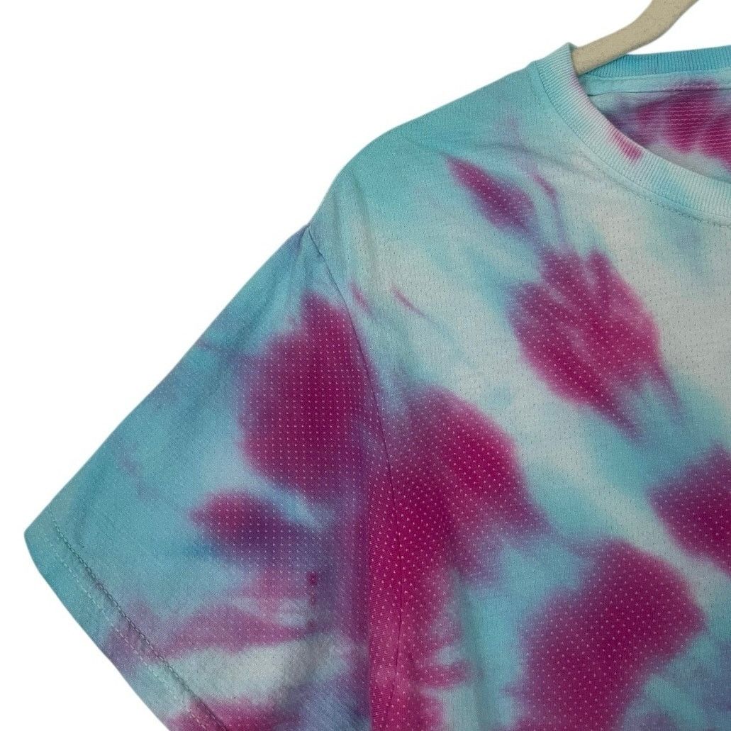Fruit Of The Loom Fruit of the Loom Breathable Blue & Pink Tie Dye Tee Size M / US 6-8 / IT 42-44 - 2 Thumbnail