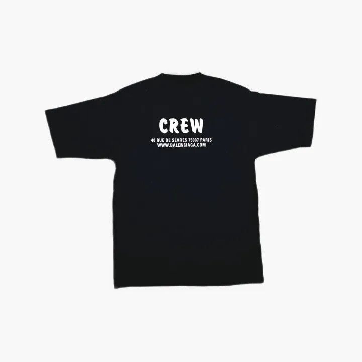 Balenciaga Balenciaga Balenciaga Black Logo Print Short Sleeve TShirt Size US XS / EU 42 / 0 - 3 Thumbnail