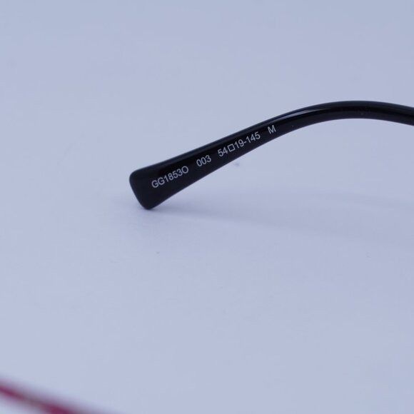 Gucci Gucci GG1853O 003 Eyeglasses Fuchsia with GG Pattern 54mm Size ONE SIZE - 5 Thumbnail