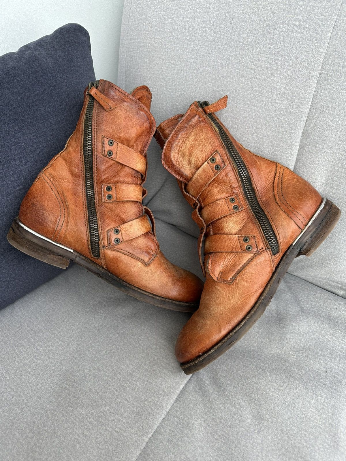 A.S.98 A.S 98 Winter Boots Leather Style Rick Owens Guidi Size US 9 / EU 42 - 5 Thumbnail