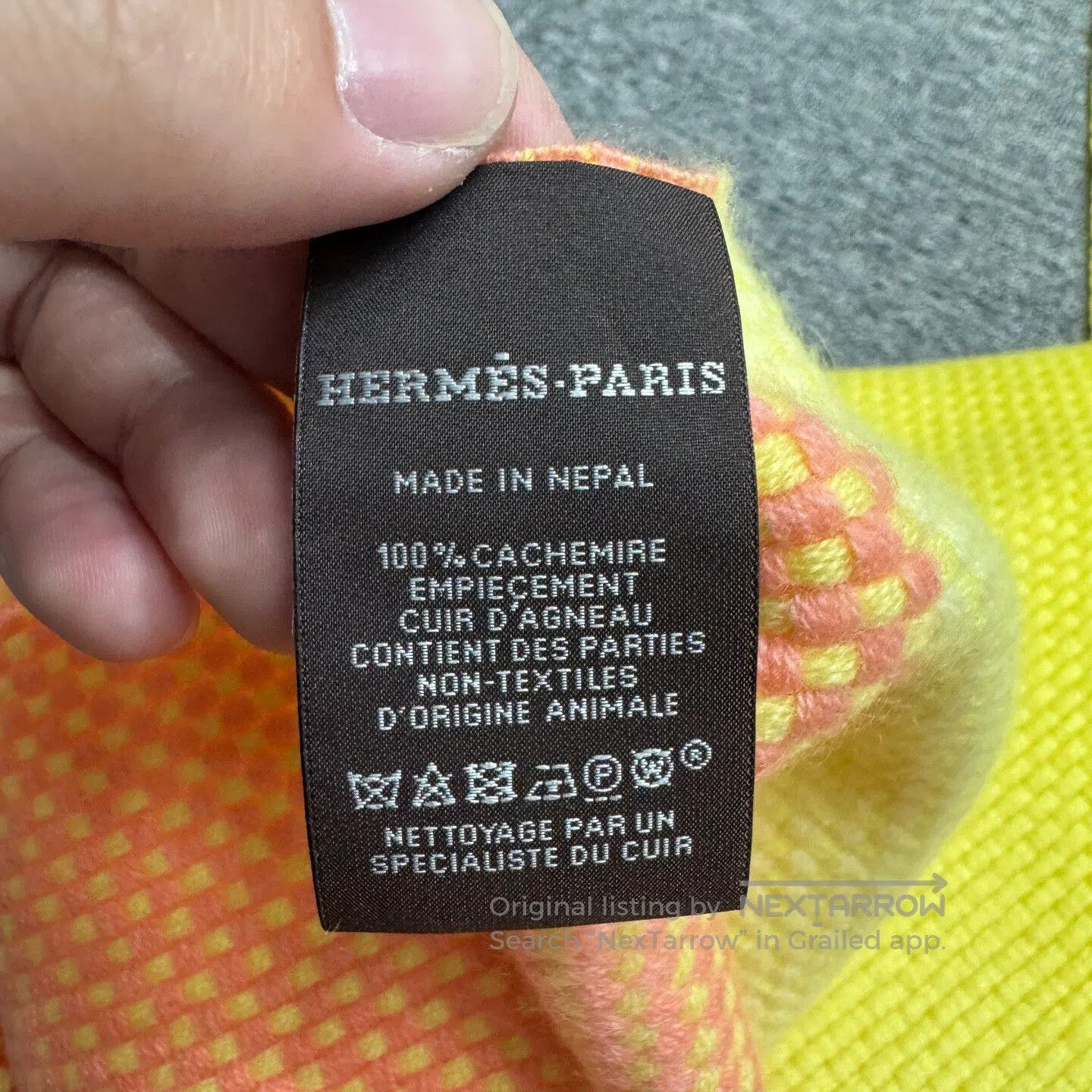 Hermes Hermes Sunrise Cashmere Knit Scarf| Size ONE SIZE - 5 Thumbnail