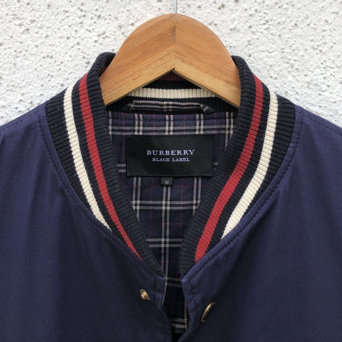 Burberry Burberry Black Label Cotton Gold Button Varsity Jacket Size US M / EU 48-50 / 2 - 17 Thumbnail
