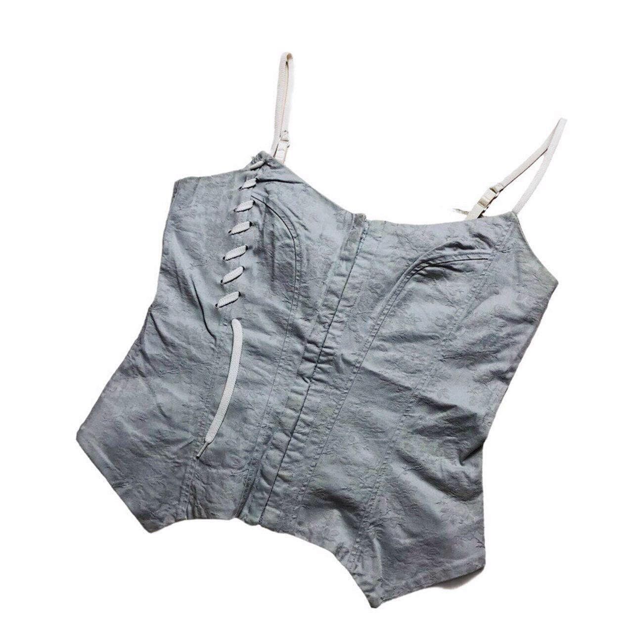 Cop Copine The Cop Copine Light Grey Corset Size ONE SIZE - 2 Thumbnail