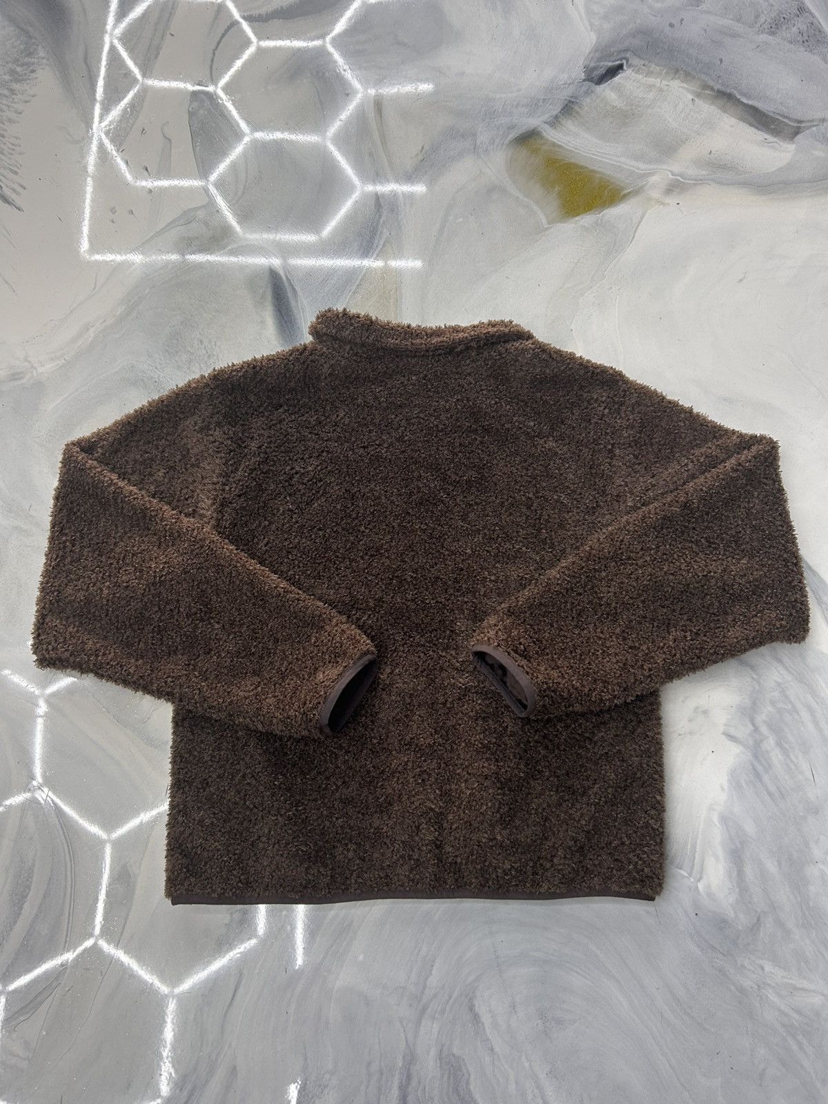Vale Vale Lenny Fleece Zip Up Jacket Brown Size M Size US M / EU 48-50 / 2 - 3 Thumbnail