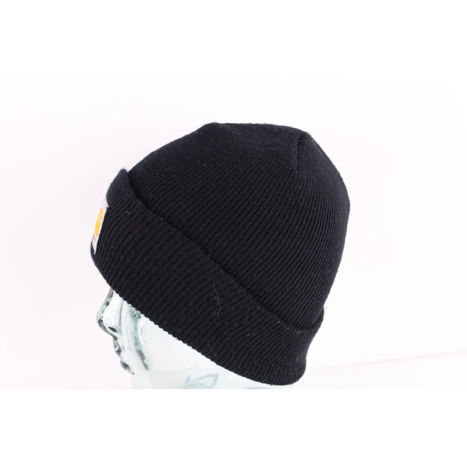 Carhartt × Vintage Vintage 90s Carhartt Box Logo Ribbed Knit Winter Beanie Size ONE SIZE - 3 Thumbnail