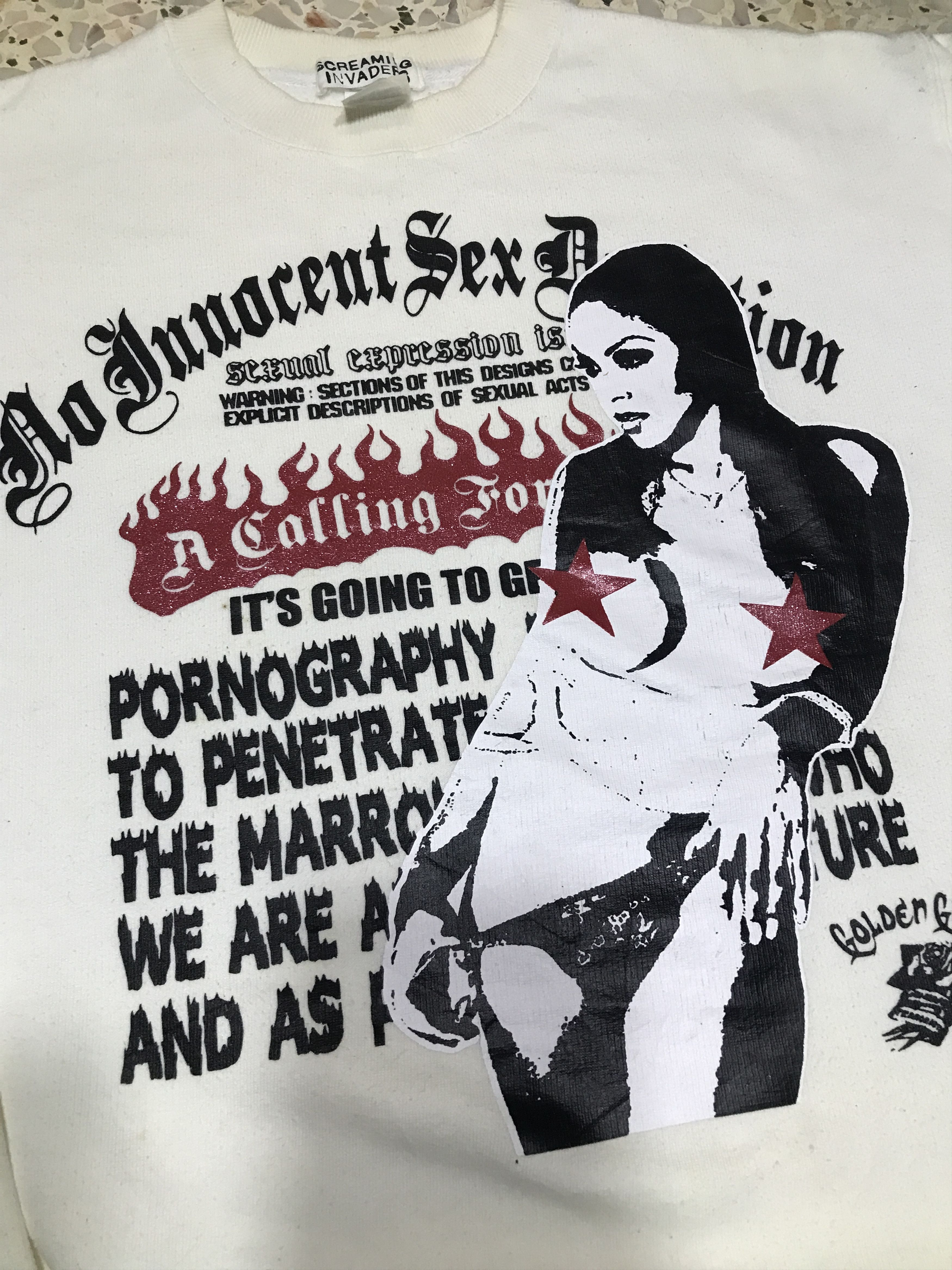 Japanese Brand [Perfect]Screaming Invaders Sex Sweatshirt Size US M / EU 48-50 / 2 - 1 Thumbnail