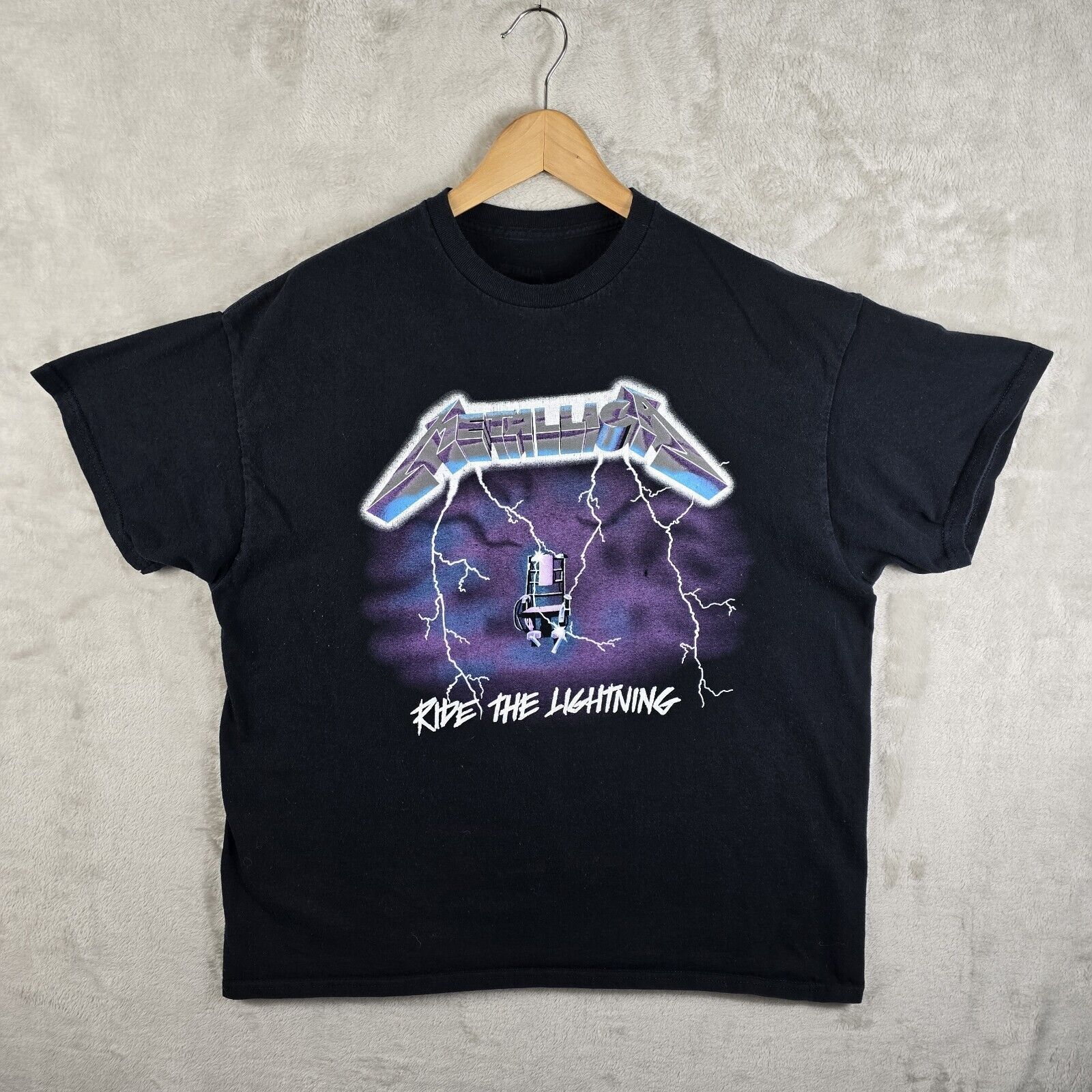 Metallica Metallica Ride The Lightning T-Shirt Men's XL Heavy Metal Size US XL / EU 56 / 4 - 2 Thumbnail