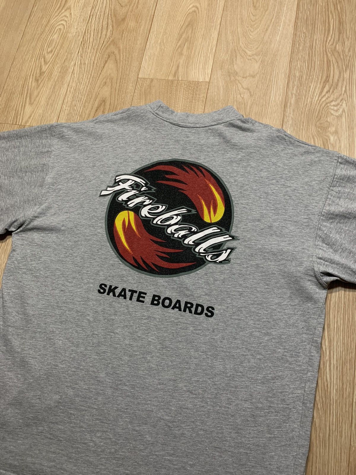 Powell Peralta Vintage Fireballs Skate Boards Oversized T-Shirt Size US XL / EU 56 / 4 - 2 Thumbnail
