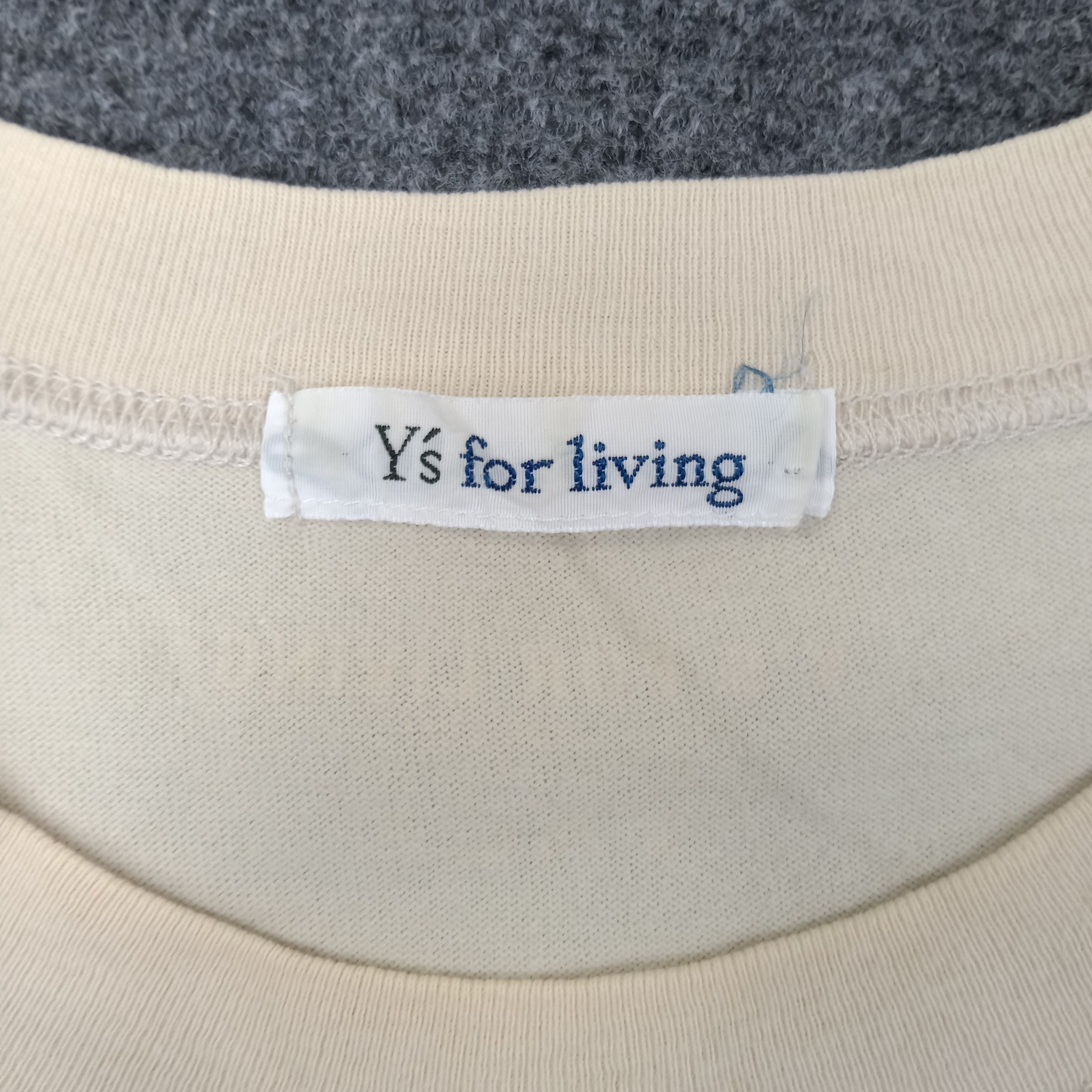 Yohji Yamamoto Y's For Living by Yohji Yamamoto Designer Tshirt C239N27 Size US L / EU 52-54 / 3 - 3 Thumbnail