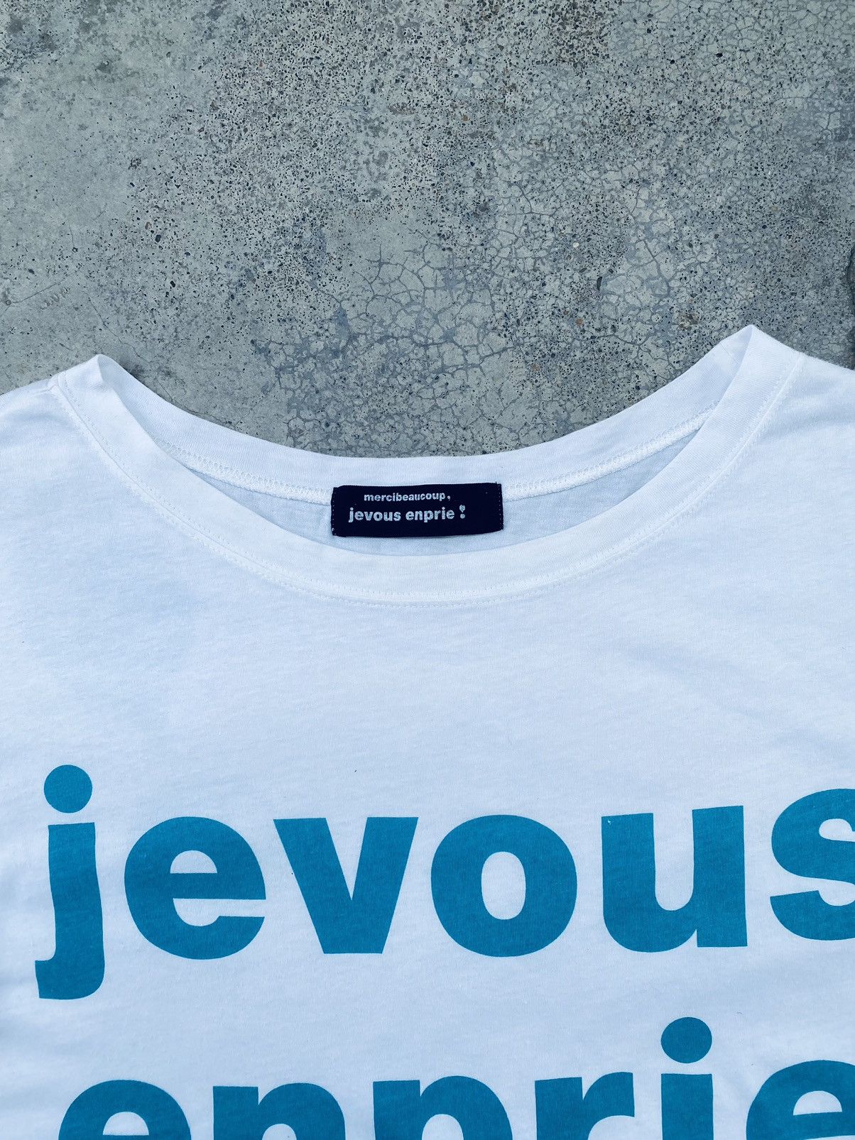 mercibeaucoup Vintage Issey Miyake Mercibeaucoup Spellout Tees Size US L / EU 52-54 / 3 - 6 Thumbnail