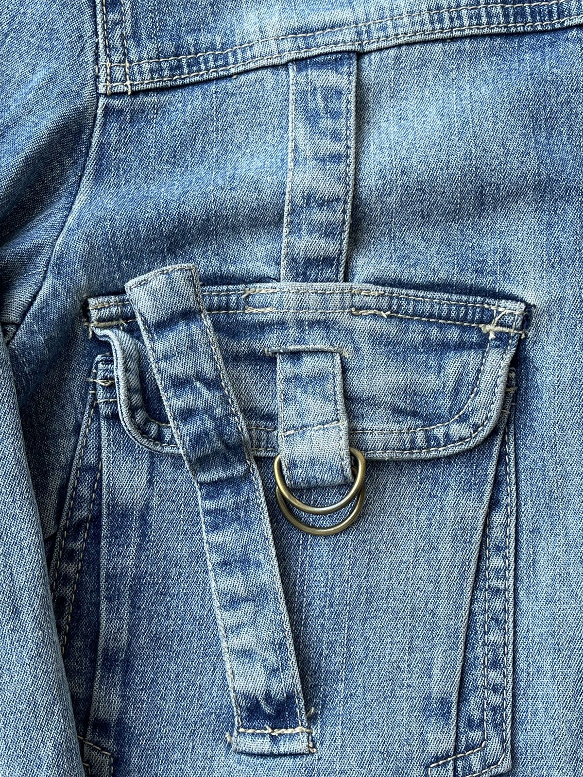 Japanese Brand Archive Denim Bondage Jacket D-Ring Straps Utility Y2K Goth Size US S / EU 44-46 / 1 - 3 Thumbnail