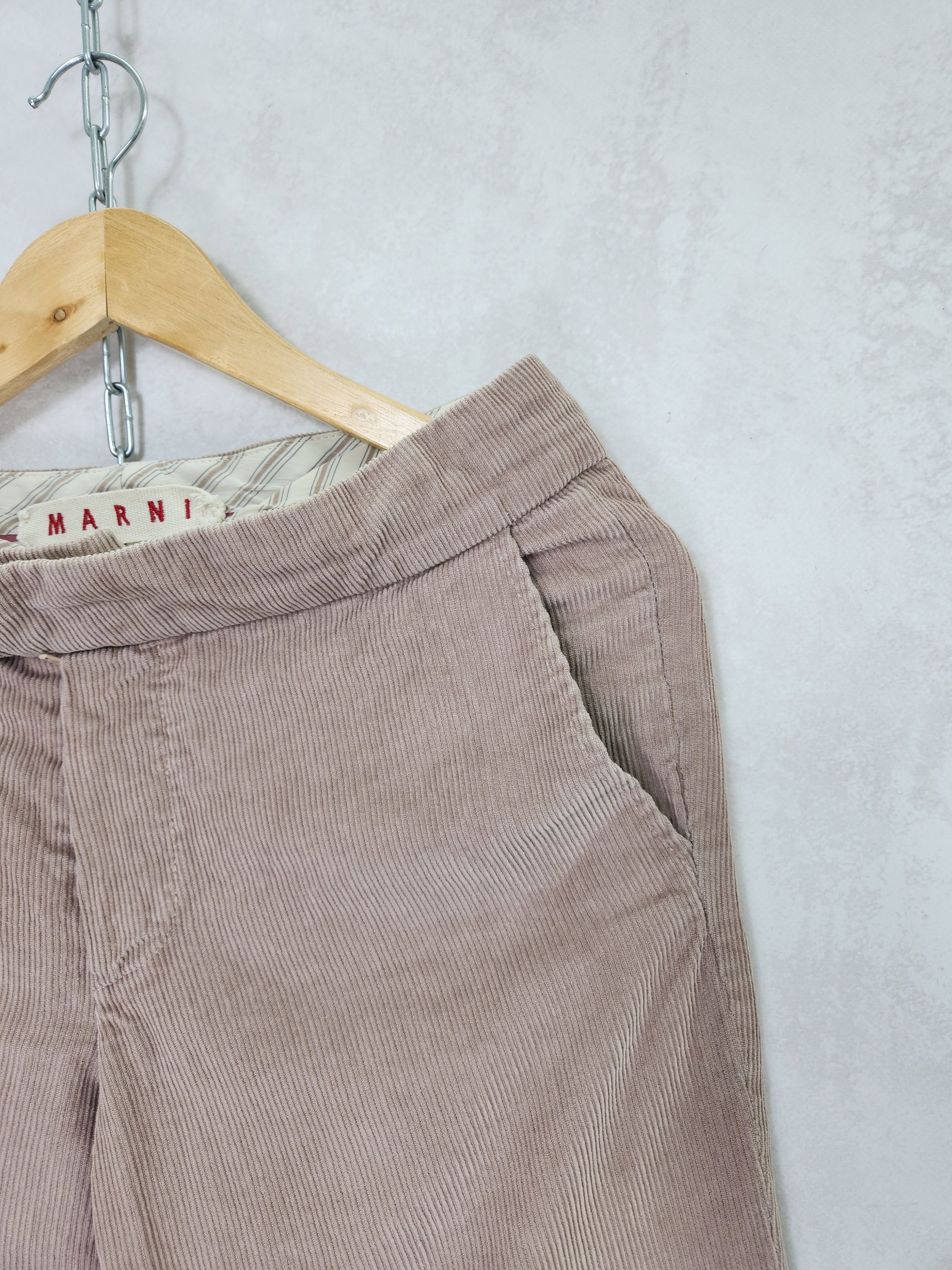 Marni Marni pink velvet corduroy straight pants size 40 Size 27" / US 4 / IT 40 - 6 Thumbnail
