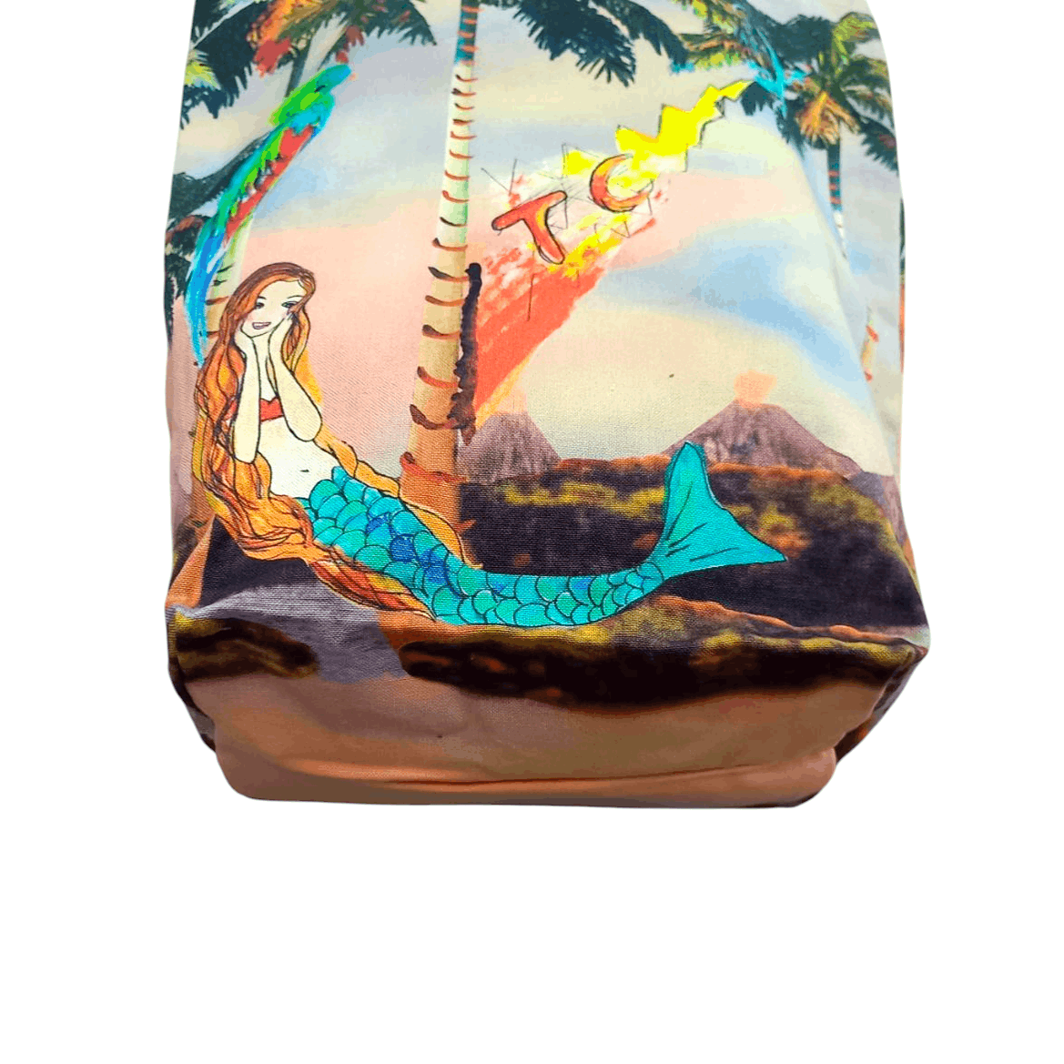 Tsumori Chisato Tsumori Chisato TC Mermaid Island Canvas Tote Bag Size ONE SIZE - 4 Thumbnail