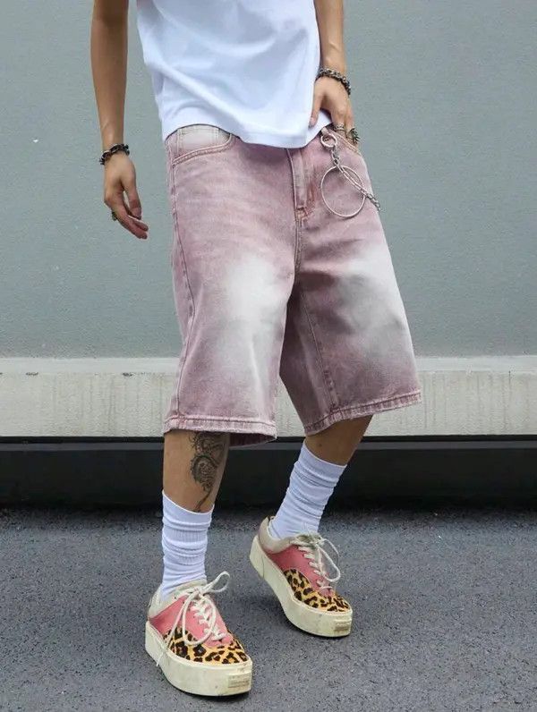 Jean Kitazawa x Fuji Faded Purple Jorts Jeans sh Size US 37 - 4 Thumbnail