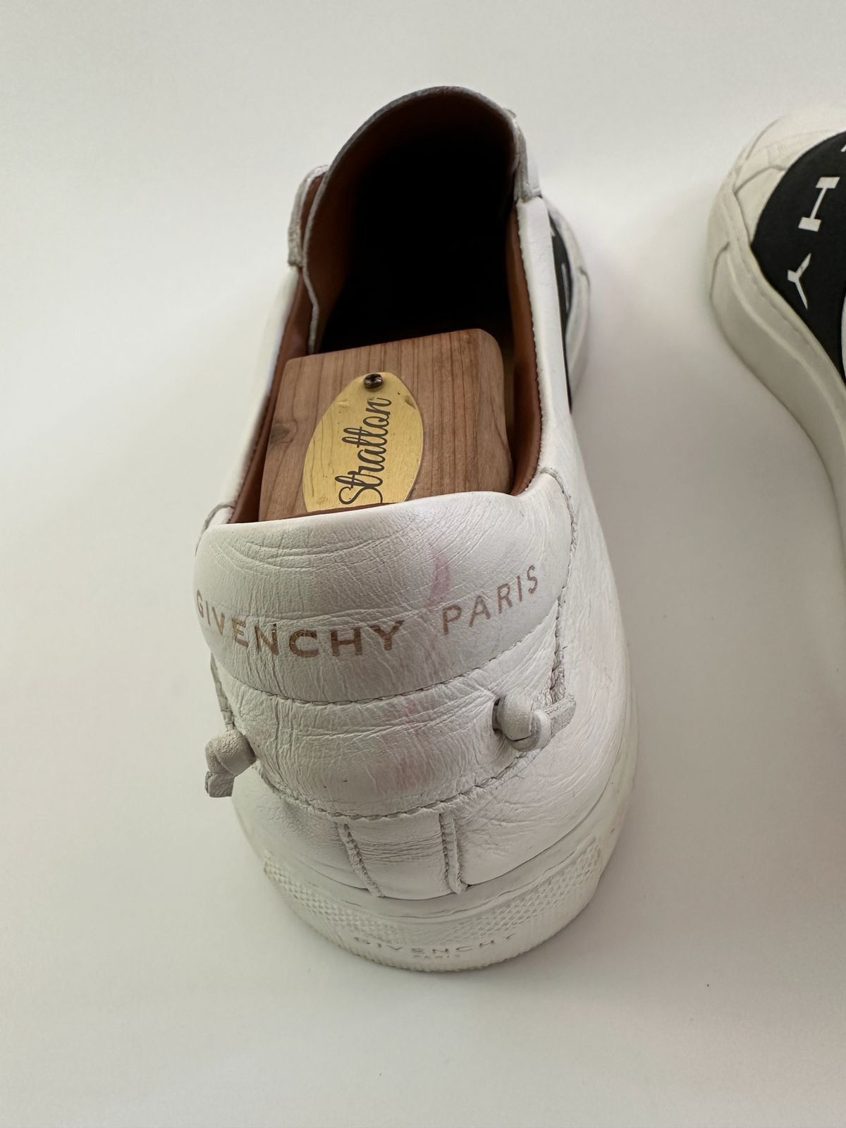 Givenchy Givenchy White Leather Urban Street Slip On Sneakers. Size US 10.5 / EU 43-44 - 5 Thumbnail