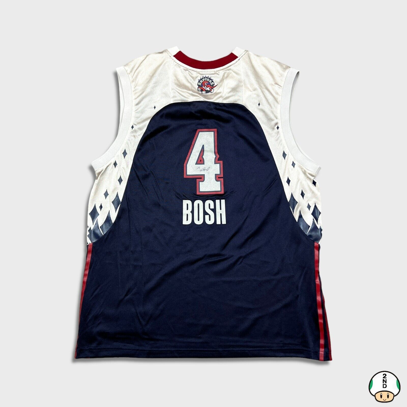Adidas × NBA × Vintage 2007 Adidas Chris Bosh All Star East Signed NBA Jersey Large Size US L / EU 52-54 / 3 - 1 Thumbnail