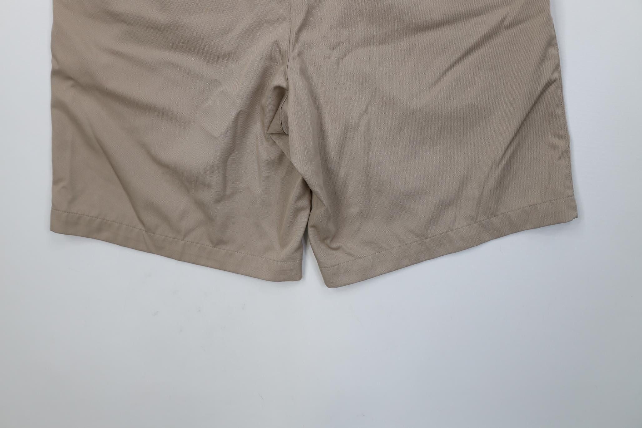 Nike Vintage Y2K Nike Golf Knit Pleated Chino Golf Shorts Beige Size US 32 / EU 48 - 10 Thumbnail